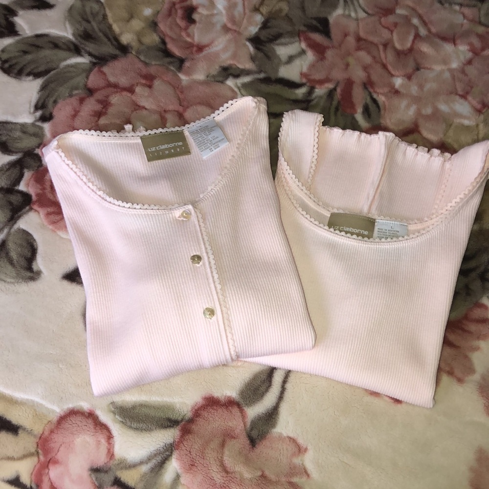 Liz Claiborne Cardigan Set